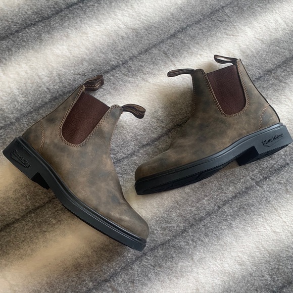 Blundstone Shoes - { Blundstone } 1306 Square Rustic Brown Boots